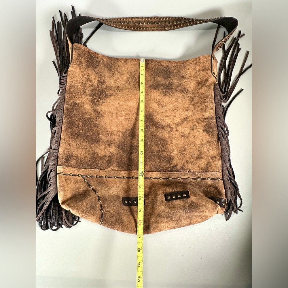 Juan Antonio Distressed Leather HOBO shoulder/handbag - Picture 7 of 15